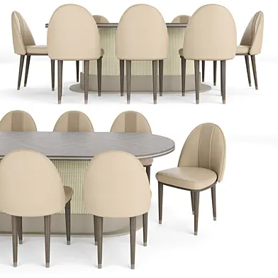 Cipriani Homood Cocoon chair and table