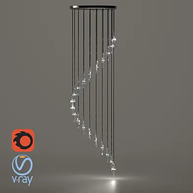 SEARCHLIGHT Sculptured Ice 888-20