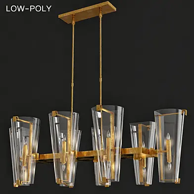 Alpine Medium Linear Chandelier
