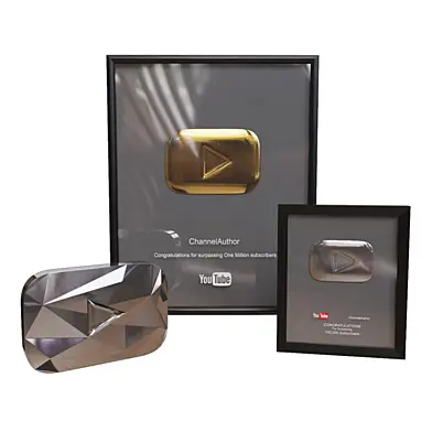 Декоративный набор YouTube Play Buttons