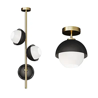 Ceiling lamp with metal frame CRAIG