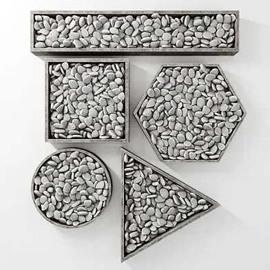 Pebble form / Галька в формах