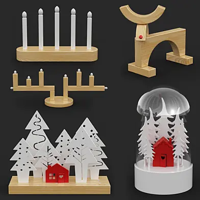 Ikea Strala LED decoration set