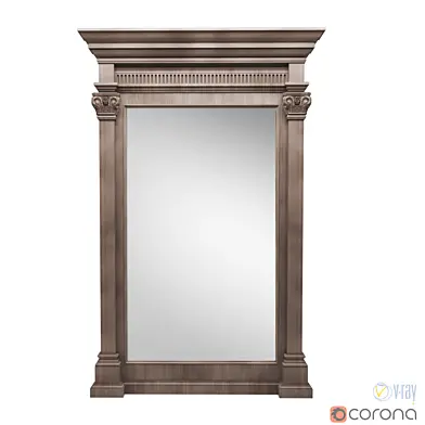 Restoration Hardware 18th Neoclassical Fluted leaner mirror