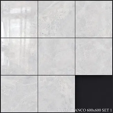 Yurtbay Seramik Alpha Bianco 600x600 Set 1