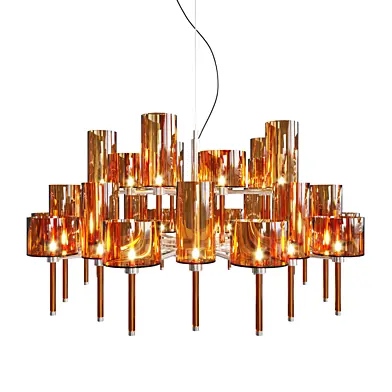 Люстра AXO Light Spillray SP lamps 30 orange glass