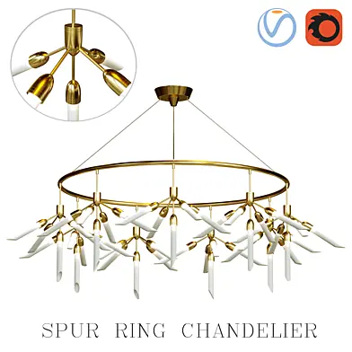 Spur Ring Chandelier