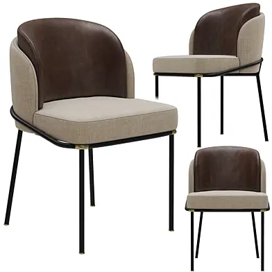 Minotti Fil Noir dining chair