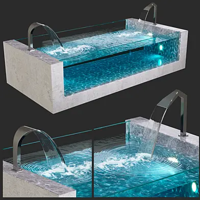 Pool, waterfalls: Aquaviva Victoria, Aquaviva Gusak