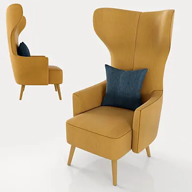 High Back Armchair