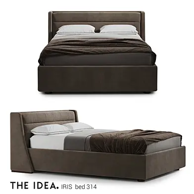 Кровать IRIS 314 c подъемным механизмом на матрас размером 1400*2000