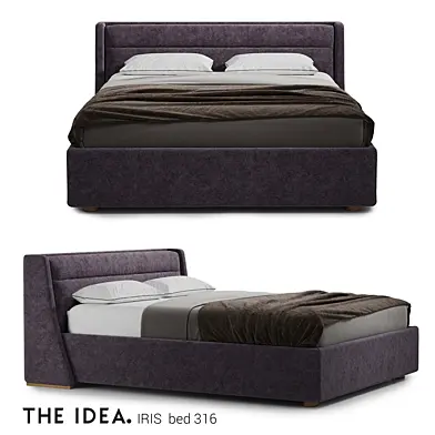 Кровать IRIS 316 c подъемным механизмом на матрас размером 1600*2000