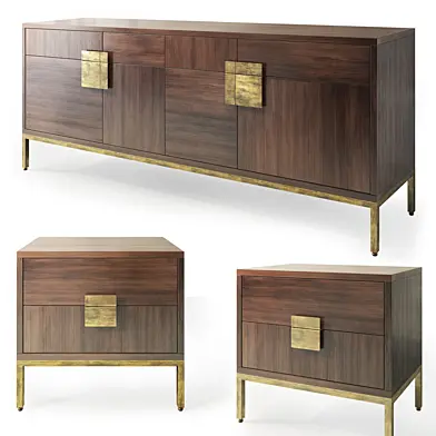 Комод и тумба  Jade. Sideboard, nightstand by Sunpan Furniture