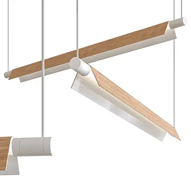 B.lux Roof S Wooden 160 Suspension Lamp