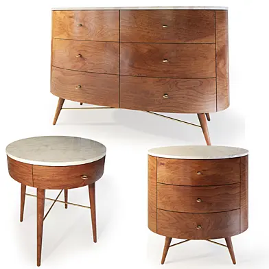 Комод и тумба  Acorn, Penelope. Dresser, bedside table by West Elm