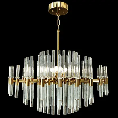 Люстра из стекла (золото) 62GDM-810021-800 от Гарда Декор (Garda Decor)