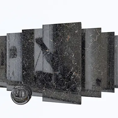 Marble Set Cosmos Black
