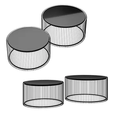 Coffee Table Wire Black