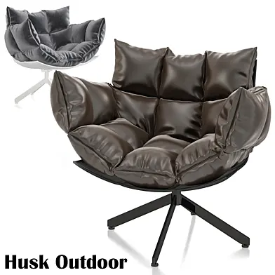 Armchair husk outdoor urquiola fabric