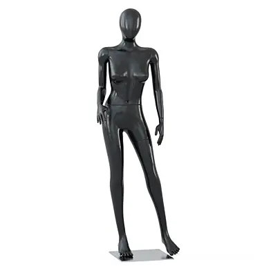 Female black mannequin in a standing pose 57