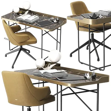 Wolf Keramik desk by Cattelan Italia