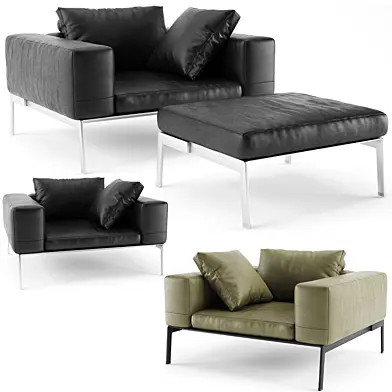Flexform Lifesteel Armchair