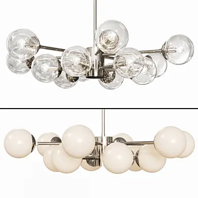 Karrington Small Chandelier Nickel
