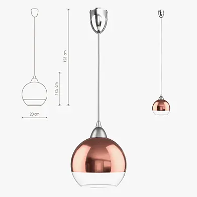 Nowodvorski GLOBE COPPER I 5763