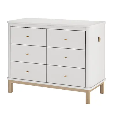 Oliver Furniture Wood Dresser 6 Drawers