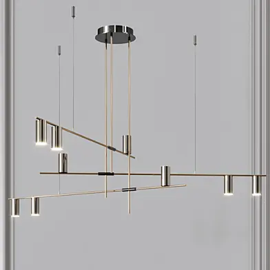 TRIBES CHANDELIER Nickel