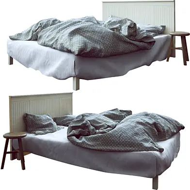 Bed of ikea style