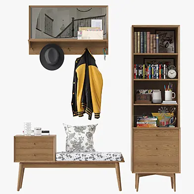 Mid Century Entryway