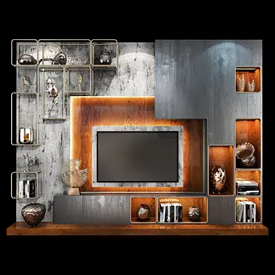 TV Wall Units set 06