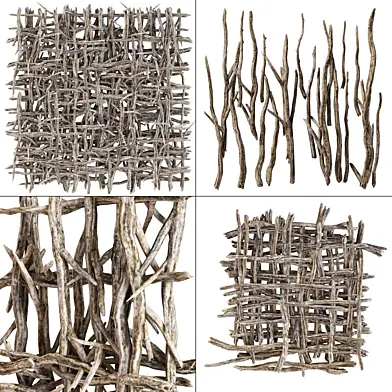 Branch crooked decoration part n1 / Ветки кривые для декорации n1