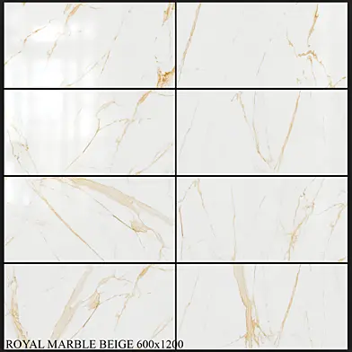 Yurtbay Seramik Royal Marble Beige 600x1200
