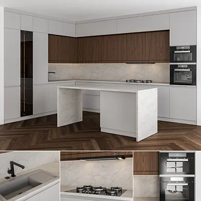 Kitchen Moden Gray L