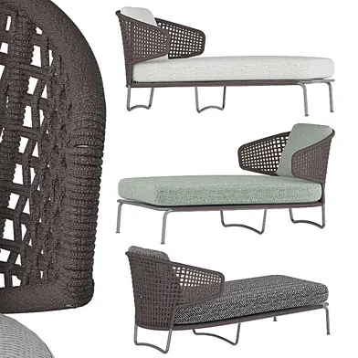 Aston Cord Outdoor Chaiselongue