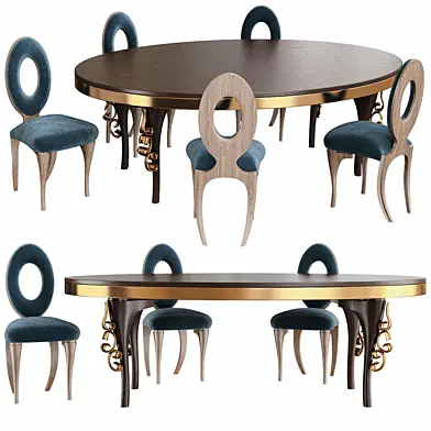 Nuance Rivatelier Chair and Table