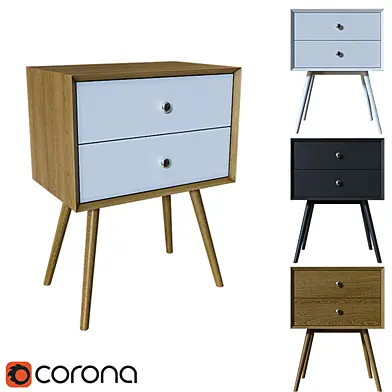 DEBRA RETRO NIGHTSTAND