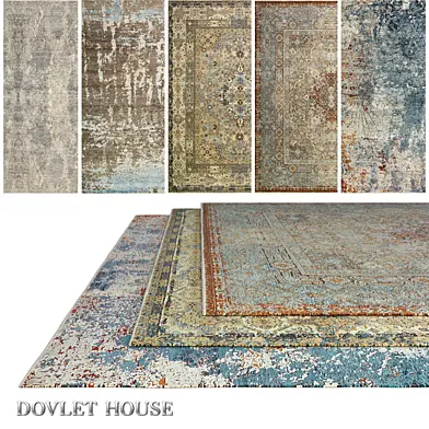 Ковры DOVLET HOUSE 5 штук (part 506)