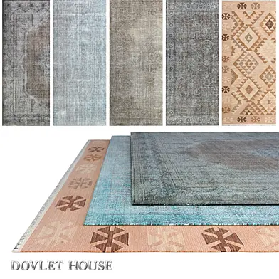 Ковры DOVLET HOUSE 5 штук (part 512)