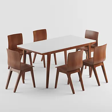 West Elm Modern Expandable Dining Table