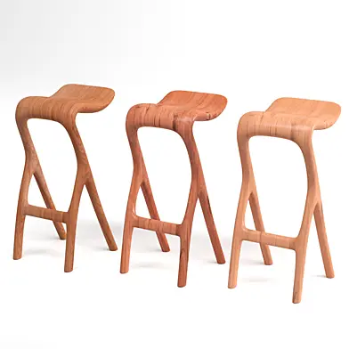 Wooden bar chair