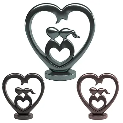 Iron Love Statue 2