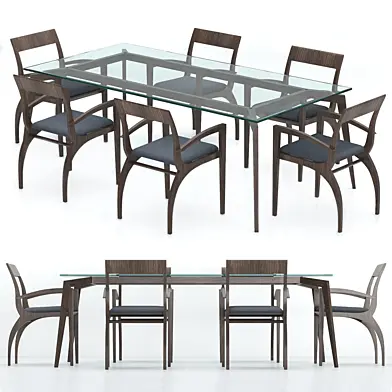 Pacini Cappellini Thelma Table and Chair