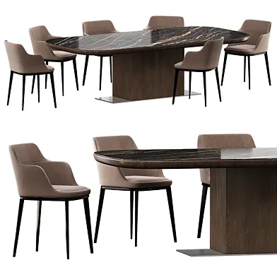 Maxalto chair and TROPEZ Tavalo Ditre