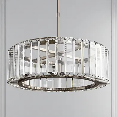 Coronette Chrome 8 Light Chandelier by Metropolitan Lighting