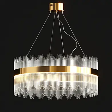 Contemporary crystal led chandelier
