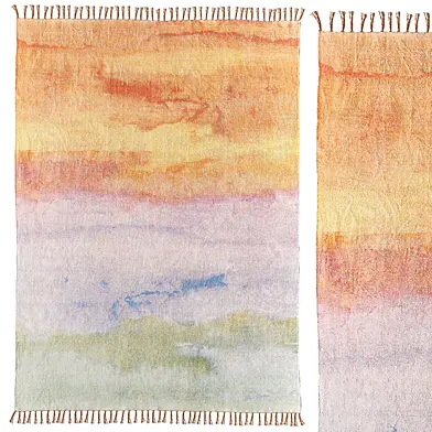 Ковер Urban Outfitters Watercolor Sunset Chenille Rug