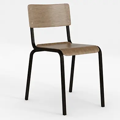 Ava vintage school chair